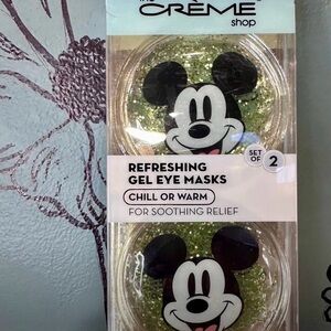 The Crème Shop Mickey Mouse Refreshing Gel Eye Masks — Green (Set of 2)